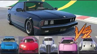 GTA 5 - Top Speed Drag Race (Ubermacht Zion Classic vs Top 20 Sports Classic Cars)