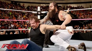 Roman Reigns, Dean Ambrose & Seth Rollins vs. The Wyatt Family: Raw – 19. Oktober 2015