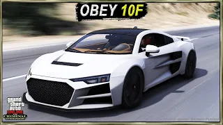 OBEY 10F. Вполне годный спорткар в GTA Online