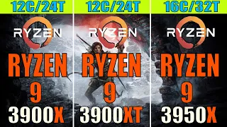 RYZEN 9 3900X vs RYZEN 9 3900XT vs RYZEN 9 3950X | PC GAMES TEST |