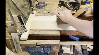 Violin Build, Making the back plate.  Part 1