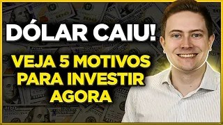 💰 DÓLAR: 5 MOTIVOS PARA INVESTIR AGORA! Veja na prática como investir nos EUA!