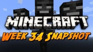 Minecraft Snapshots - 12w34a - Wither Boss, Item Frames, Dye Changes & More!