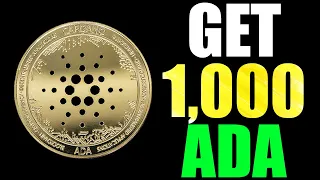 Why You Should Own At Least 1000 Cardano Tokens | Shocking Price Prediction