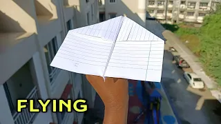 best flying helicopter (Boomerang), notebook paper fly plane, smooth flying plane, how to make plane