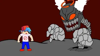 Boyfriend meets Tricky phase 5 | Fnf Animation