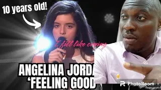 ANGELINA JORDAN-FEELING GOOD -REQUESTED REACTION