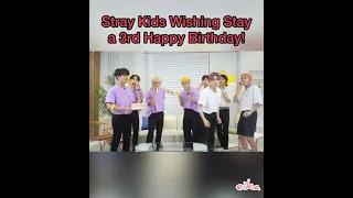 Stray Kids Singing Happy Birthday Song For Stay!