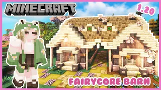 🧚‍♀️ Fairycore Barn & Modded Exploring!🌷 EP 4 (Minecraft 1.20 Modded Survival) 🍄