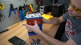 Testing a New LiFePO4 BMS, 12v Battery Build and Aliexpress Cell Test
