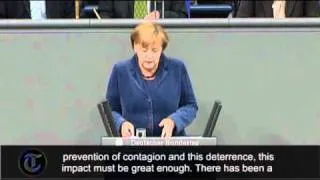 Angela Merkel: 'If the euro fails, Europe fails'