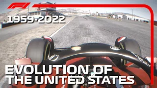 Evolution Of The United States F1 1959 - 2022