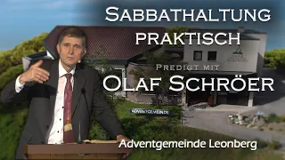 Sabbathalten praktisch - Olaf Schröer - Predigt