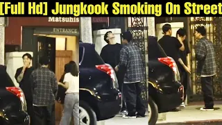 [Full Hd] JK Smôking on the Streets 🚬 Full Video leaked 💜 BTS Jungkook Smôking Cigrette on the Road