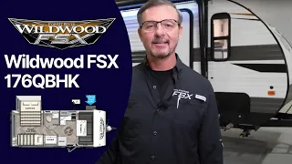 Tour the new 2022 Wildwood FSX 176QBHK Travel Trailer