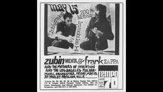 Frank Zappa & Zubin Metha - 1970 - My Boyfriend's Back with The LA Philharmonic.