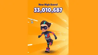 33 Million Points on Subway Surfers! No HACKS OR CHEATS!