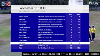 Lanchester CC 1st VS Durham Cricket Academy