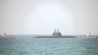 Meeting submarine "Tanin" (Crocodile) / Встреча подводной лодки "Танин" (Крокодил)