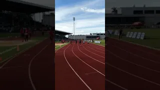 Sub-junior boys 100m final at the Coca-Cola Lautoka Yasawa zone