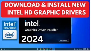 How To Download & Install Intel hd Graphics Driver For windows 10 / 11 (2024)