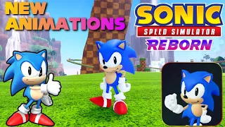 Showcasing and Comparing Classic Sonic's new Animations in Sonic Speed Simulator!