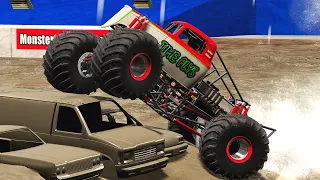 Crashes and Saves (Old School) #4 I BeamNG.Drive Monster Jam