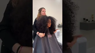 Curly Hair Cut | The BEST shape!