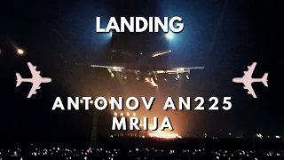 ANTONOV AN-225 MRIJA first visit in Rzeszów - LANDING Jasionka airport 13.11.2021