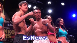 Lomachenko vs Walters full weigh in the main event and entire undercard - EsNews Boxing