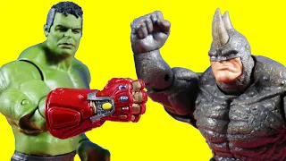 Building Superhero Figure Hulk And Rhino