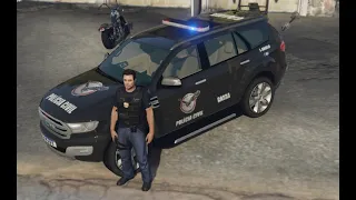 GTA V Mod Policial Garra PCESP Perseguição Alucinante