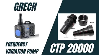 GRECH | CTP 20000 | 20000 L/H Flowrate | Frequency Variation Pump | 200W