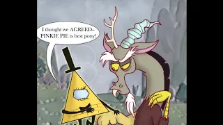 Bill Cipher and Discord get into an Argument (Comic Dub)