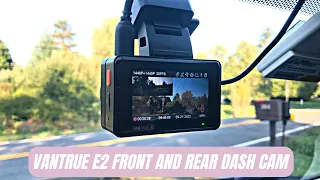 Vantrue E2 Front and Rear Dash Cam with WiFi GPS Review & Test | 2.5K Mini Car Camera