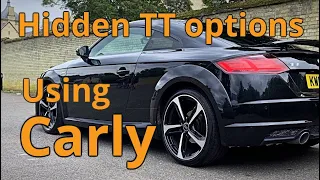 Hidden Carly Options - Audi TT