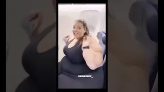 Fat Woman in Airplane 🤣 #shorts #fatwoman #comedy #funny #memes