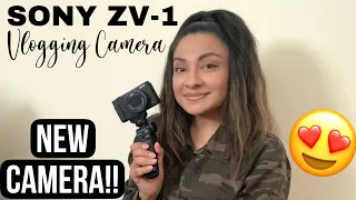 We Got A New Camera! | SONY ZV-1 Unboxing + Sony Tripod Vlogging Kit