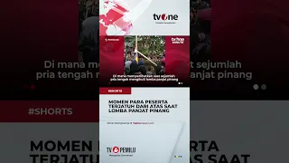 NGERI! Panjat Pinang di Pontianak Patah saat Dinaiki Peserta Lomba #shorts #tvone #news