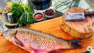 We prepared a diet fish steamed with quince sticks and olive oil