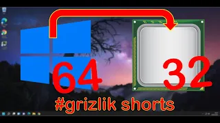 64 bit Windows na 32 bit PC #shorts