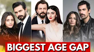 Turkish Celebrity Couples With Biggest Age Gap 2024 | Most Handsome Turkish Actors 2024
