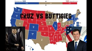 2024 Election Prediction | Ted Cruz vs Pete Buttigieg