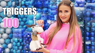 ASMR 100 TRIGGERS in 10 minutes CHRISTMAS 🎄 АСМР 100 ТРИГГЕРОВ Новогодних 100% УСНЕШЬ!