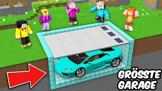 Was ist in der GRÖßTEN GARAGE in Minecraft!