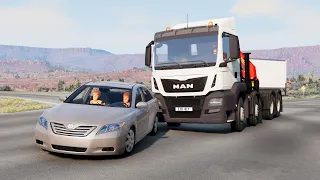 محاكي الحوادث : حوادث واقعية منوعة (33) BeamNG drive