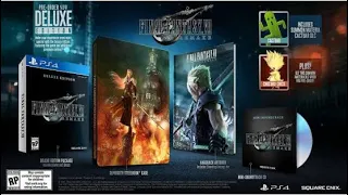 FINAL FANTASY VII REMAKE - DELUXE EDITION [PS4] | UNBOXING