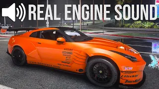 GTA 5 Ben Sopra's Nissan GT-R (R35) [Add-On] + Realistic Engine Sound Mod Showcase [4K Max Settings]