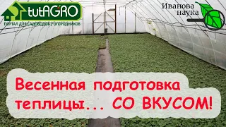 ОЧЕНЬ ВКУСНАЯ ПОДГОТОВКА ТЕПЛИЦЫ ВЕСНОЙ! Как подготовить теплицу к высадке рассады с ПОЛЬЗОЙ!