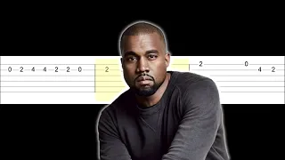 Kanye West - I Wonder (Easy Guitar Tabs Tutorial)